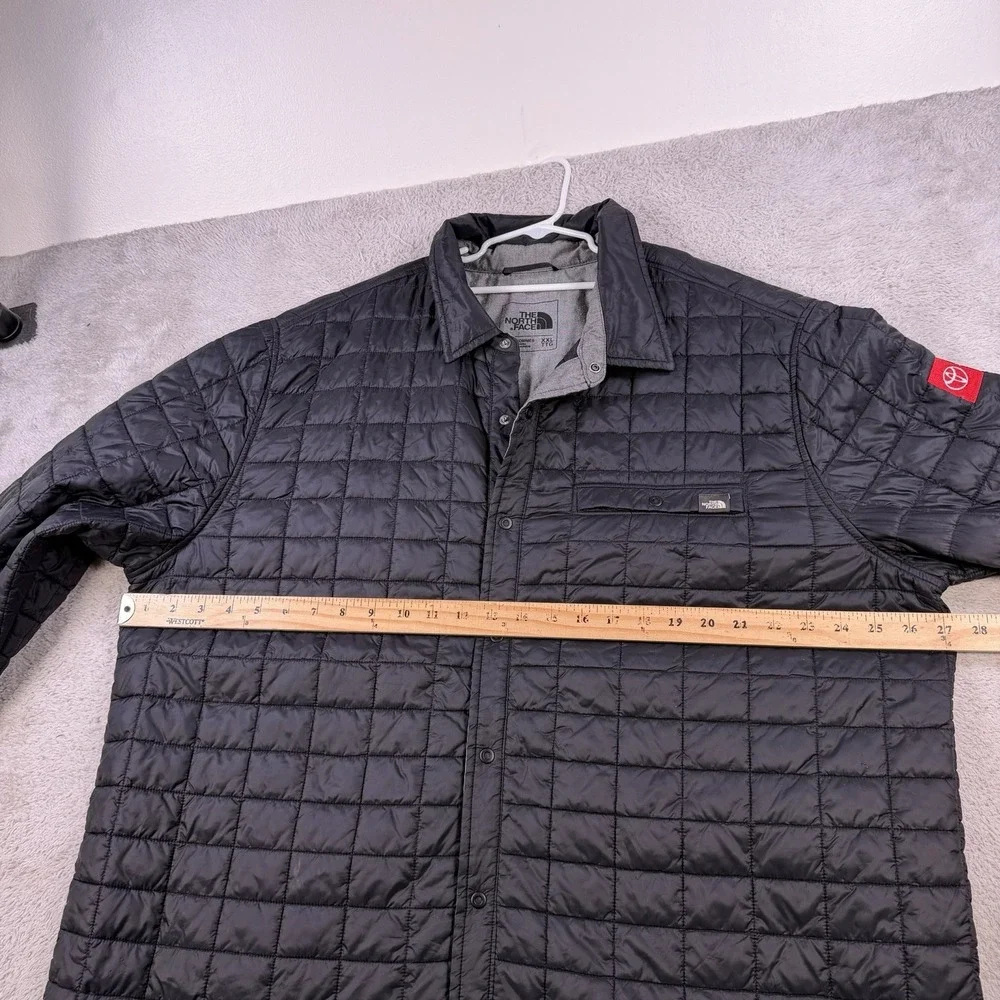 The North Face Jacket  Mens 2XL Black Thermoball Eco Snap Quilted Lined Toyota